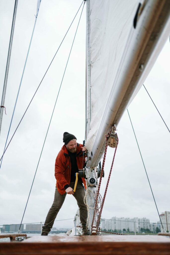 teile vom segelboot